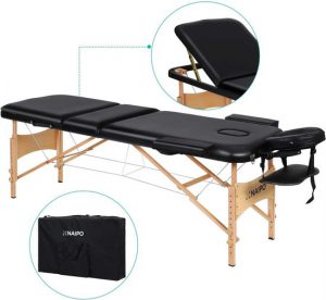 Naipo Opvouwbare Massagetafel - 2 Zones