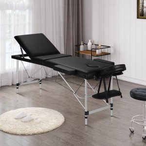 Seastone Mobiele Aluminium Massagetafel - 3 Zones